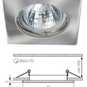 Faretto Incasso Nikel Satinato Diam 60-70 NAVI CTX-DS10